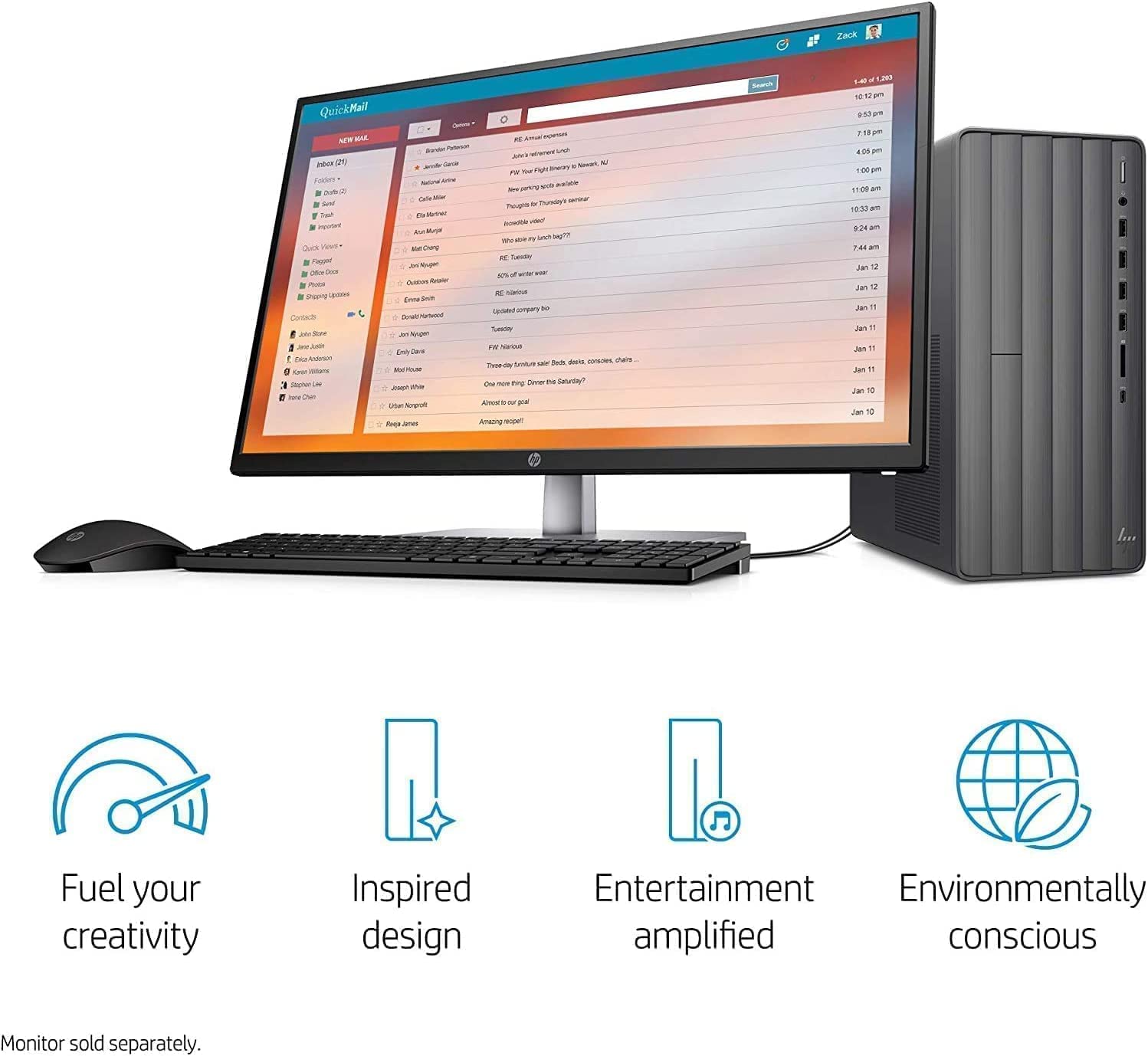 Amazon.com: HP Envy TE01 Desktop Computer Intel Core i5-11400